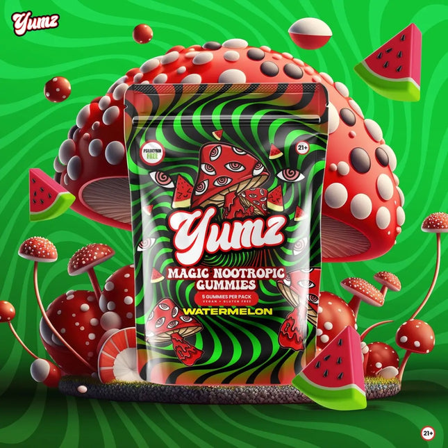 YUMZ - Watermelon ( Magic Nootropic Gummies ) - Vape Boss