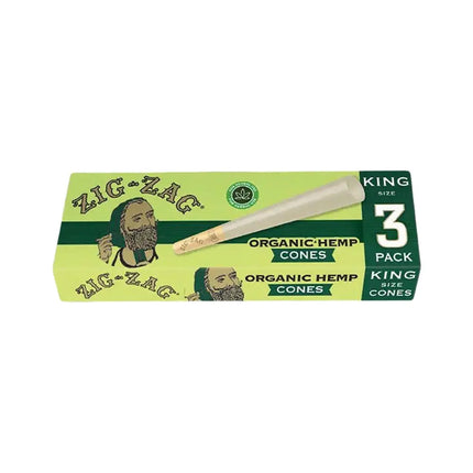 Zig Zag Organic Hemp Cones | 24pk Display - Vape Boss