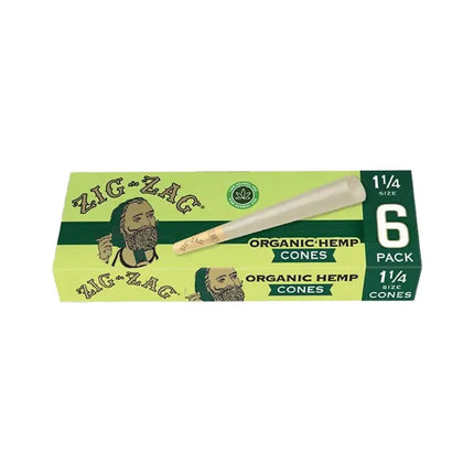 Zig Zag Organic Hemp Cones | 24pk Display - Vape Boss