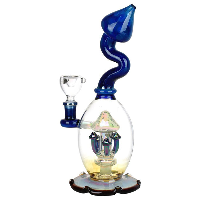 Mushroom Magic Glass Water Pipe - 11" / 14mm F