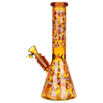 Pulsar Greatest Hits Series Glow Herb Pipe Duo / 10" / 14mm F Smoke Drop
